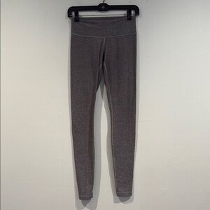 Lululemon Athletica Sleek Gray High-Waisted Leggings - Size 4